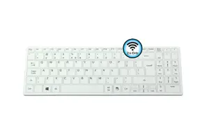 ManMachine Its Cool Flat Wireless Keyboard — Full-size (100%), USB, QWERTY US International, White