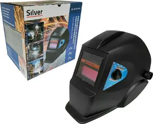 Welding Auto-Darkening Helmet Silver 10376 (model 10376)