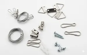 Suspension cable kit for LED panel 600x600 mm, bousval-electrique LED-SUS-600