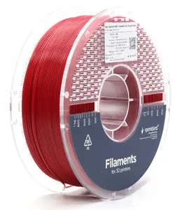 GEMBIRD ABS 3D printing filament 1.75 mm Red 1 kg