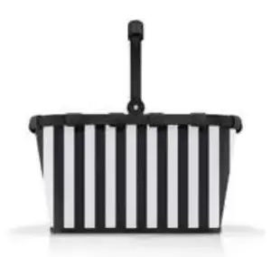 Iepirkumu grozs Reisenthel carrybag Black/White — alumīnija rāmis, poliesters, 22 l, 480×280 mm