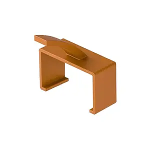 Lanview klipši Slim & Bendable Series oranži plastmasas 150 mm 20 gab. LVT-FLEX-O