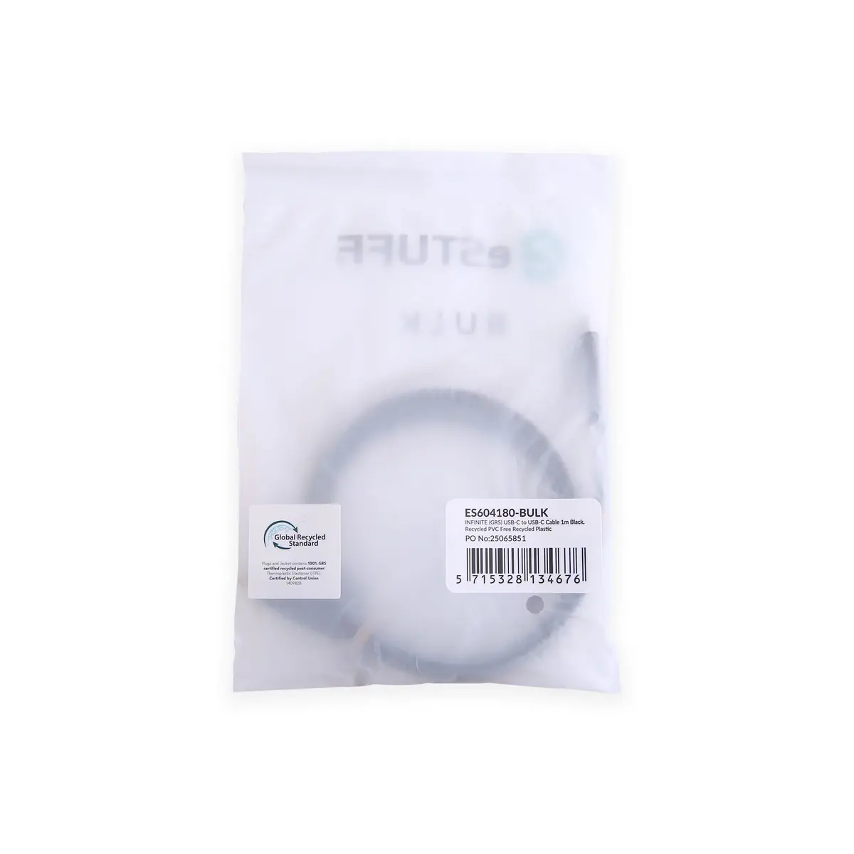 eSTUFF ES604180-BULK USB kabelis Photo 3