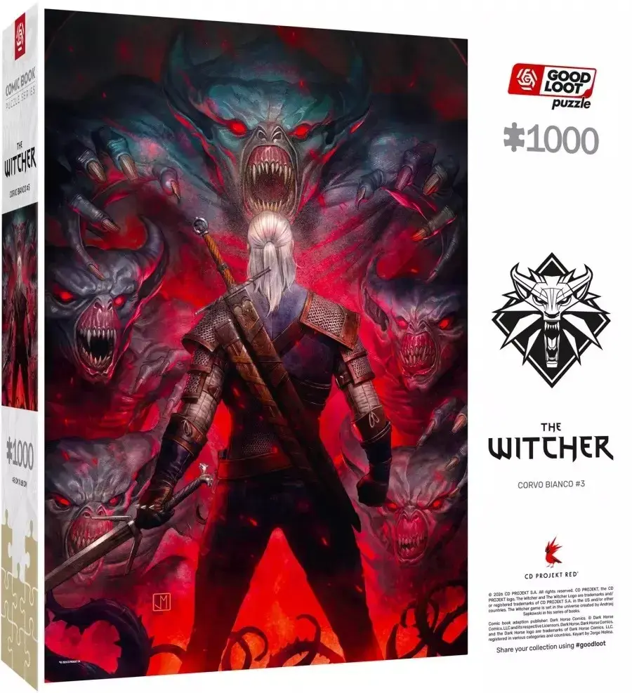 cenega publishing Good Loot Comic Puzzle: The Witcher Corvo Bianco Photo 3