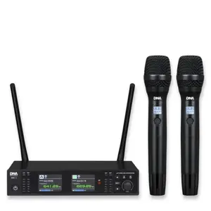 Wireless handheld microphone set DNA Professional XMIC 2 — dual wireless system, UHF 518–542 MHz, 2 handheld mics + receiver