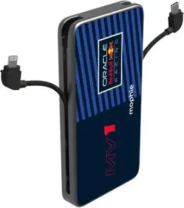 Powerbank Zagg International Mophie Powerstation Plus 10K Red Bull Racing MV1 — 10000mAh, integrated USB-C and Lightning cable, 1× USB-C port