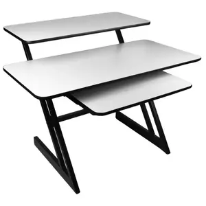 Workstation Desk DNA Professional SD3 — 91.4 cm tabletop, equipment shelf, retractable keyboard tray