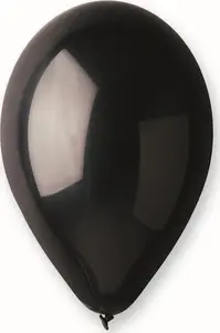 Латексные шары Gemar G120, 33 см, пастельно‑чёрные, 50 шт.
