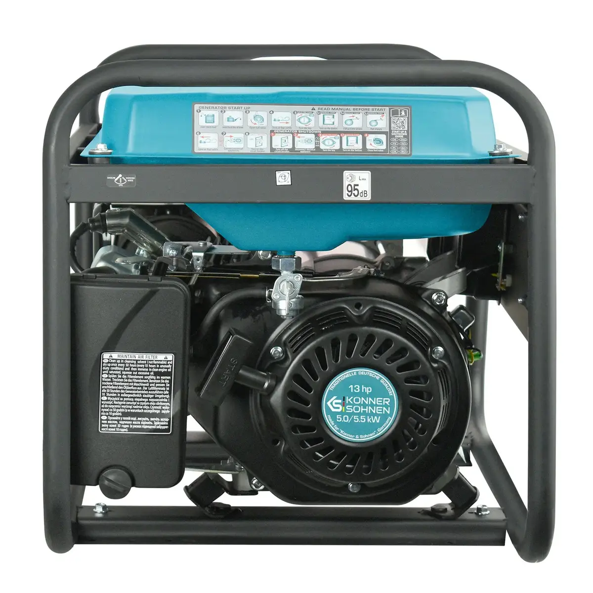 Könner & Söhnen KS 7000E petrol generator 5000 W Photo 3