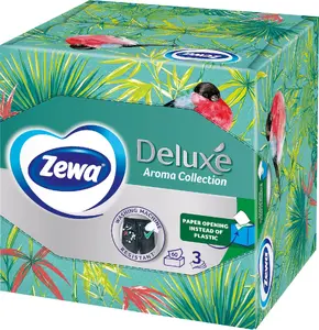 Facial tissues Zewa Deluxe Aroma, 3-ply, 60 pcs box