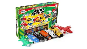 Набор транспортных средств Dromader Popular Playthings Magnetic Mix or Match — магнитные машины, разноцветный, от 3 лет
