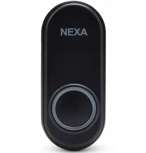 Звонок дверной кнопочный NEXA MLT-1925, чёрный, кнопочный тип