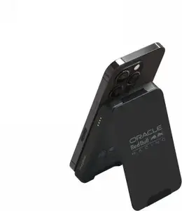 Магнитный пауэрбанк UAB Hautica Mophie Snap+ Powerstation Mini Stand 5000mAh, совместимый с MagSafe, 1× USB-C (чёрный)