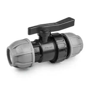 Shut-off valve BRADAS DSRA10V3232 for drip irrigation, compatible with 32 mm hose