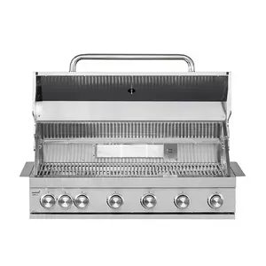 Grill Mustang Jewel Tabletop Gas 6-zone Stainless Steel 1020×635×470 mm