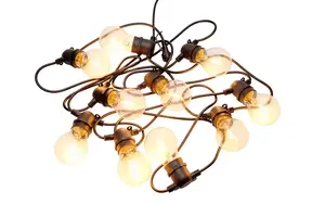String light Acer Sirius Home 69510 — LED, 10 lamps, 4.5 m, outdoor, black/transparent