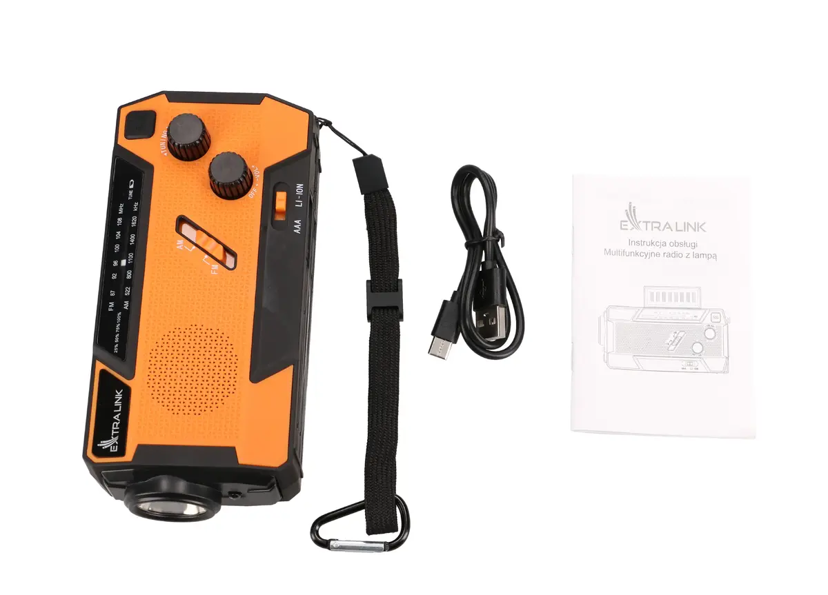 Extralink SR-4000 avārijas saules radio Photo 16