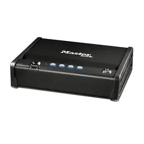 Safe MASTERLOCK MLD08EB — steel security box, black, 307×251×81 mm