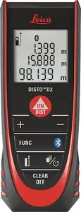 Lāzera tālmērs Leica Geosystems Disto D2 — kompakts ierīce attāluma mērīšanai