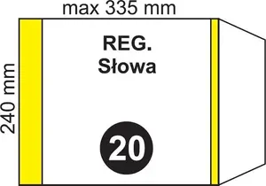Seat Cover Folplast NR 20 — adjustable, pack of 20