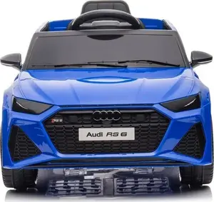Детский электромобиль lean cars Audi RS6 BRD-2118 — синий (модель 11961)