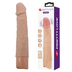 Vibrators, pretty love Leander elastīgs reālistisks vibrators