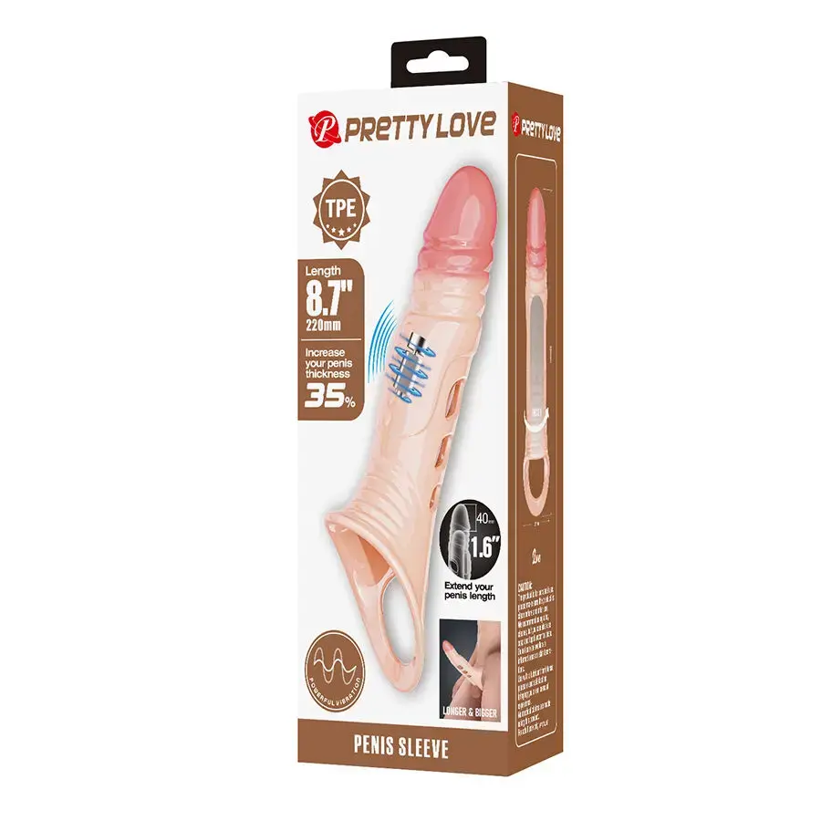 Penis sleeve with vibration pretty love D-245216 Photo 9