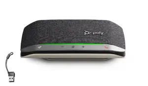 Speakerphone HP Poly Sync 20 USB-C/A adapter, Bluetooth, Micro-USB/USB-C, Li-Ion battery, 20h talk time, black