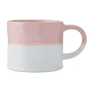 Ceramic Mug MIKASA OMBRE Pink and White 350 ml