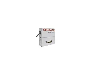 Heat-shrink tubing CellPack 204311 — green/yellow, 8 m length