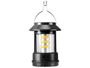 Solar camp light TRACER 47810 – portable outdoor lamp with integrated solar panel and rechargeable battery