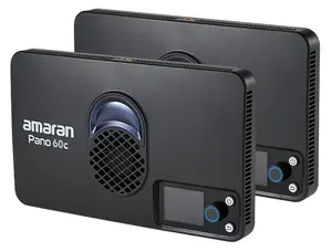 Multiblitz Amaran Pano 60c Taisnstūra LED panelis 65 W, 2300–10000 K, AC 110–220 V, melns
