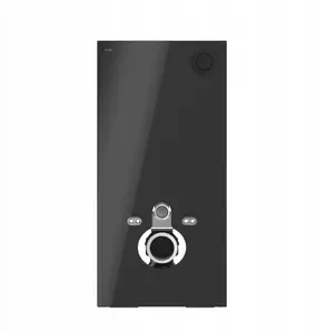 Shower screen CERSANIT AQUA INTEGRA black glass