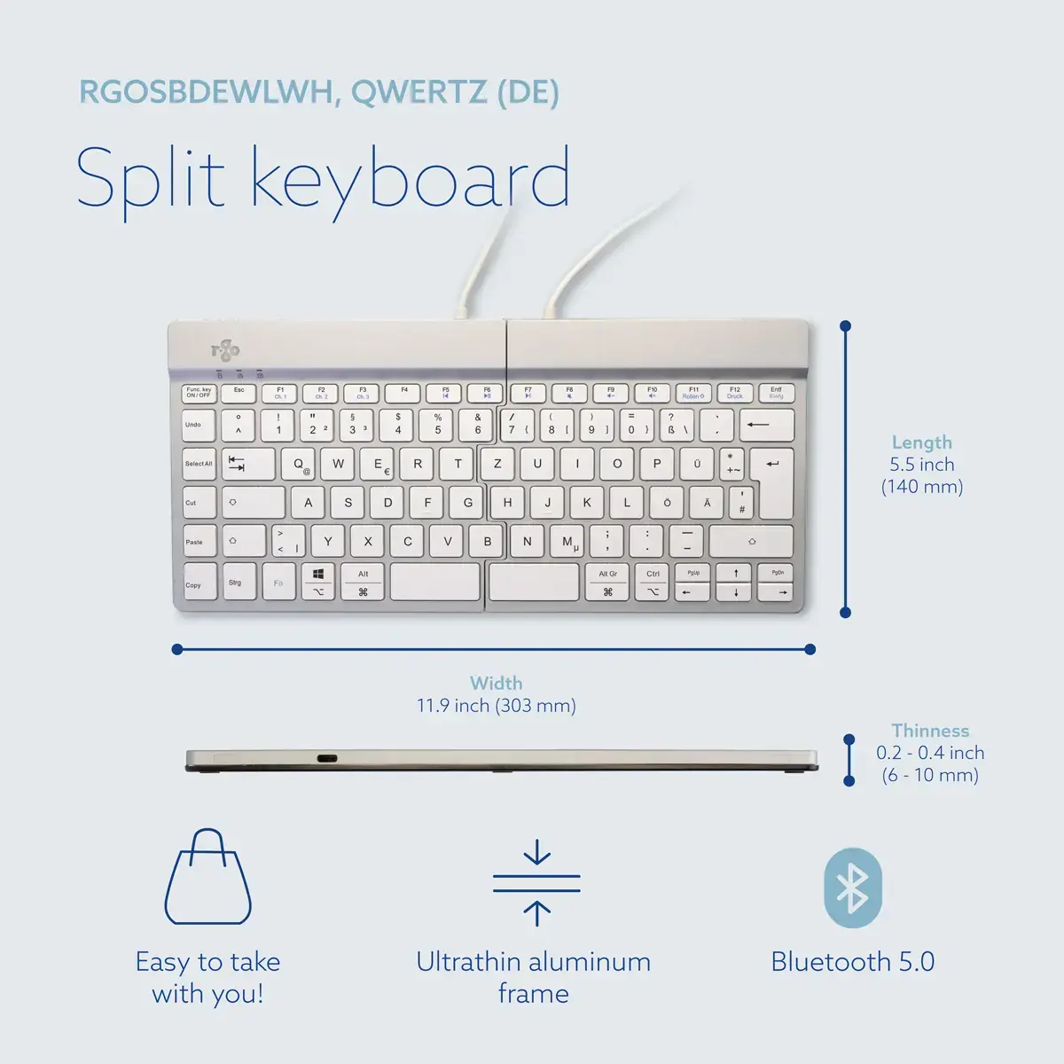 R-GO Tools R-Go Split Break ergonomic split keyboard Photo 15