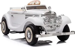 Электромобиль LEAN Sport Mercedes 540K — на аккумуляторе, детский, белый
