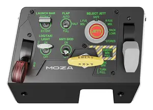 Панель управления рулём MOZA Moza Racing MTLP Panel — металл, чёрная, 196.5×134.7×149 мм