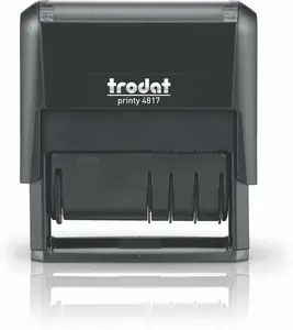 Самонаполняющийся вращающийся датер trodat Printy 4817P4 — модель 217002, компактный офисный штамп с датой