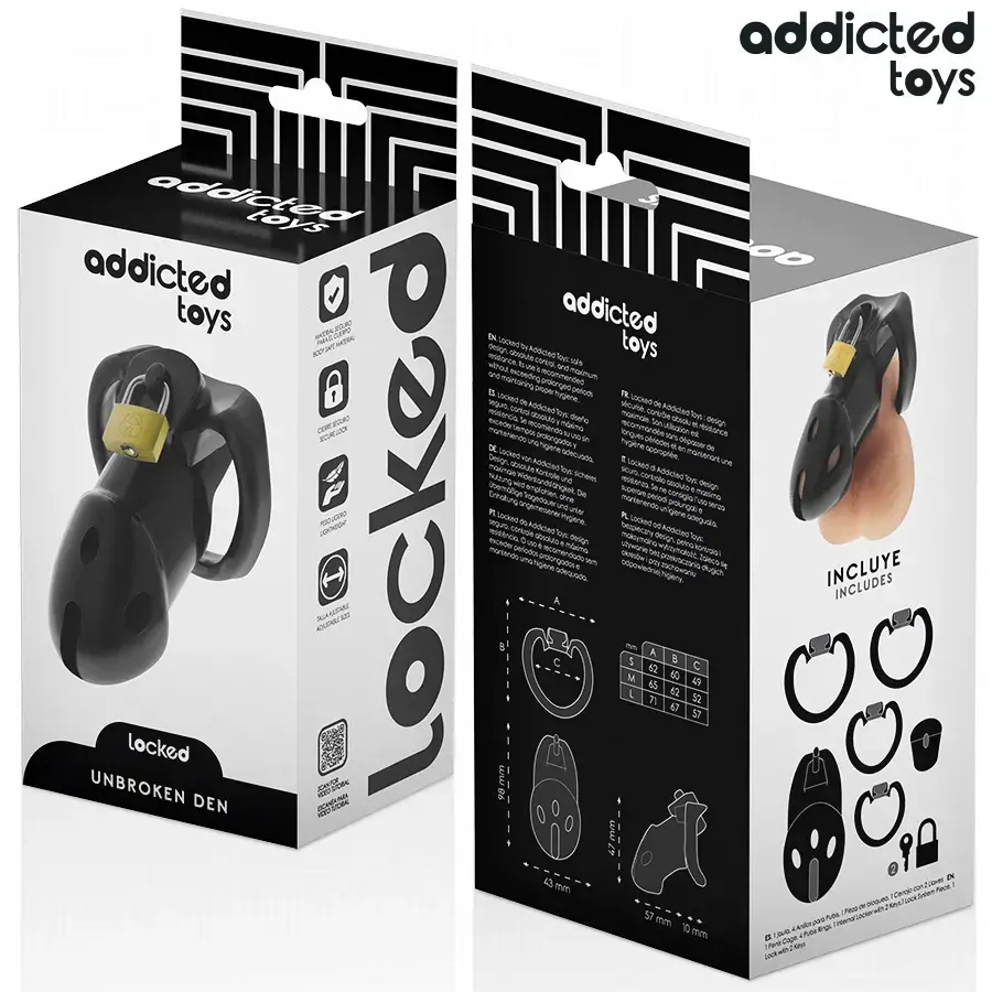 ADDICTED TOYS LOCKED Unbroken Den — клетка 9,8 см Photo 6