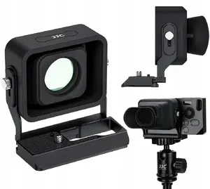Diopter Eyepiece JJC Wizjer 3x Zoom LCD Magnifier for Sigma BF / ARCA / Peak Design V3 LVF-BF, Black