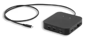 Docking Station LMP 27263 for Tablet, USB Type-C, Width 114 mm, Depth 30 mm, Height 114 mm, Black