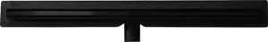 Linear Shower Drain Vendita LOW Czarny 800 (S) – 800 mm black finish, stainless channel