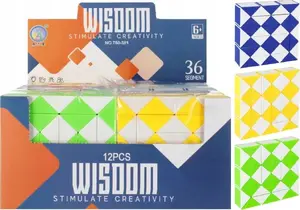 Mega Creative KOSTKA MAGIC WAZ 10x10 puzzle cube mix — novelty fidget toy set, assorted colors