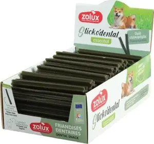 Дентальная лакомство для собак ZOLUX STICKODENTAL M хлорофилл 12 см, 80 шт
