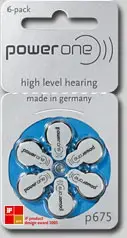Single-use Zinc‑carbon Battery p675 (1.4V) by Podspeakers — Ø11.6×5.4 mm