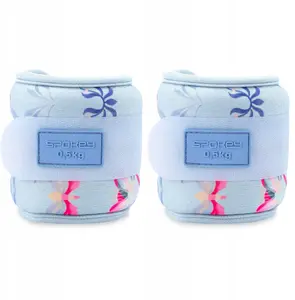 Ankle and Wrist Weights SPOKEY THE BLOOM FORM 2×0.5 kg — adjustable straps, compact exercise weights
