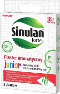 Пластырь Stada Sinulan forte ароматический Junior, 5 шт. – ингаляционный пластырь для детей