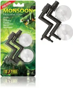 Terrarium cover for reptiles and amphibians Exo Terra PT2501, black, pack of 2