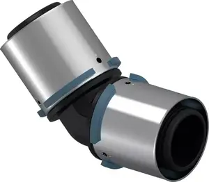Угольник Uponor пресс 45° PPSU 40 мм — PPSU фитинг для пластиковых трубопроводов