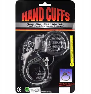 Handcuffs mega creative KAJDANKI MET 17x25x1 MC B/C 300 metal restraint 17×25×1 mm