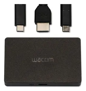 Wacom ACK45719Z Docking Station for One 14 and Movink 13 Graphic Tablets with HDMI and USB Type-C Cables
